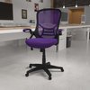 Flash Furniture Office Chair, Mesh, Purple HL-0016-1-BK-PUR-GG